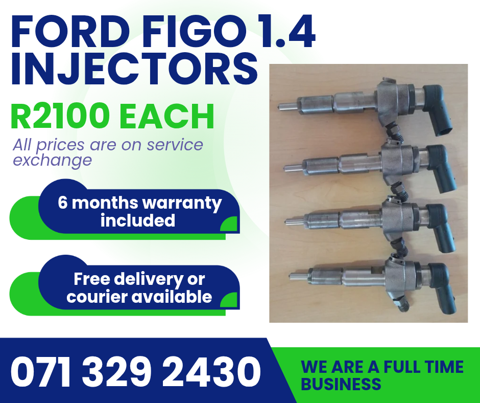 FORD FIGO 1.4 DIESEL INJECTORS FOR SALE WITH WARRANTY - Private Seller FORD FIGO 1.4 DIESEL INJECTORS FOR SALE WITH WARRANTY - Private Seller