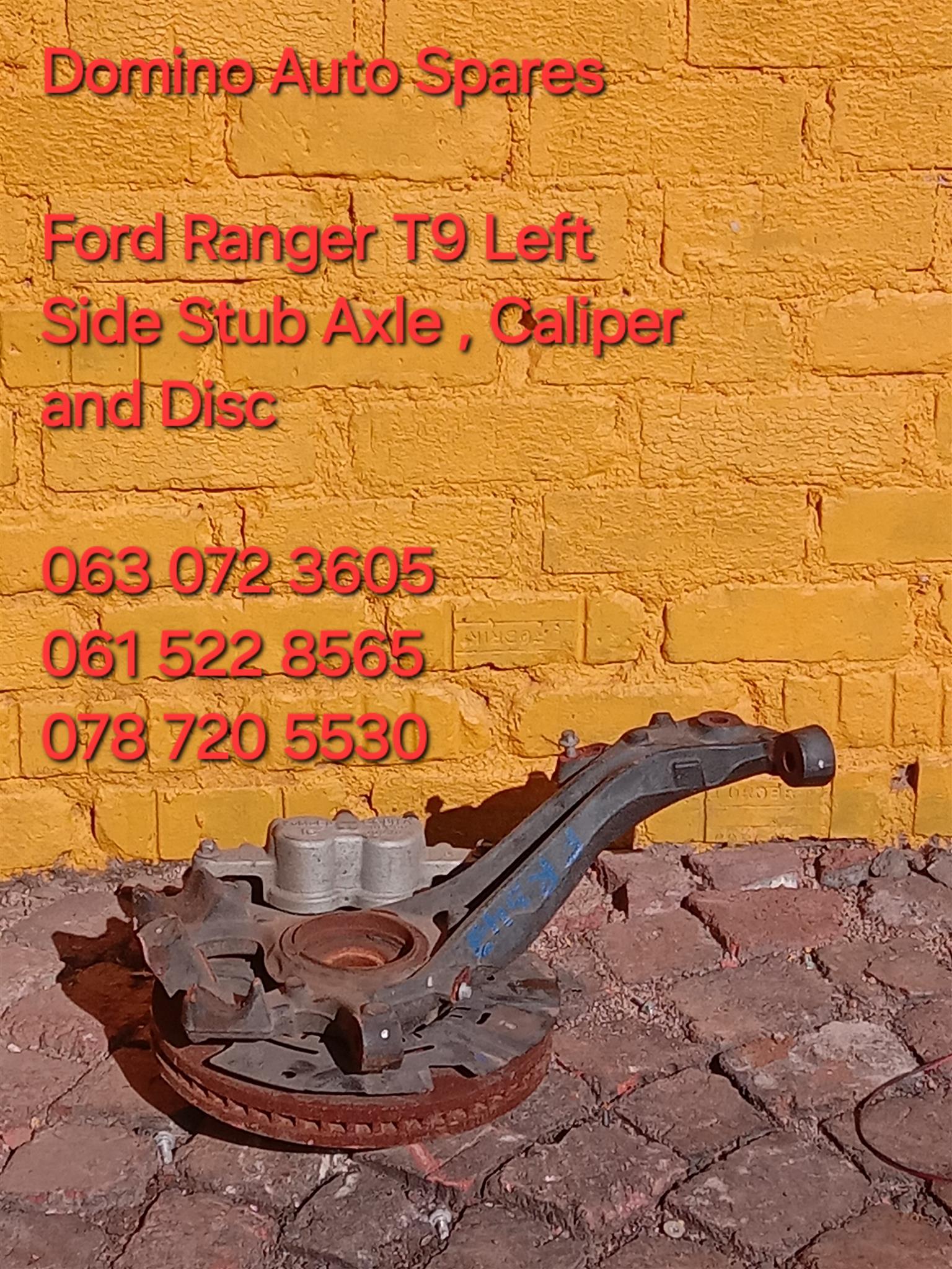 Ford Ranger T9 Left Side Stub Axle and Caliper - Private Seller Ford Ranger T9 Left Side Stub Axle and Caliper - Private Seller