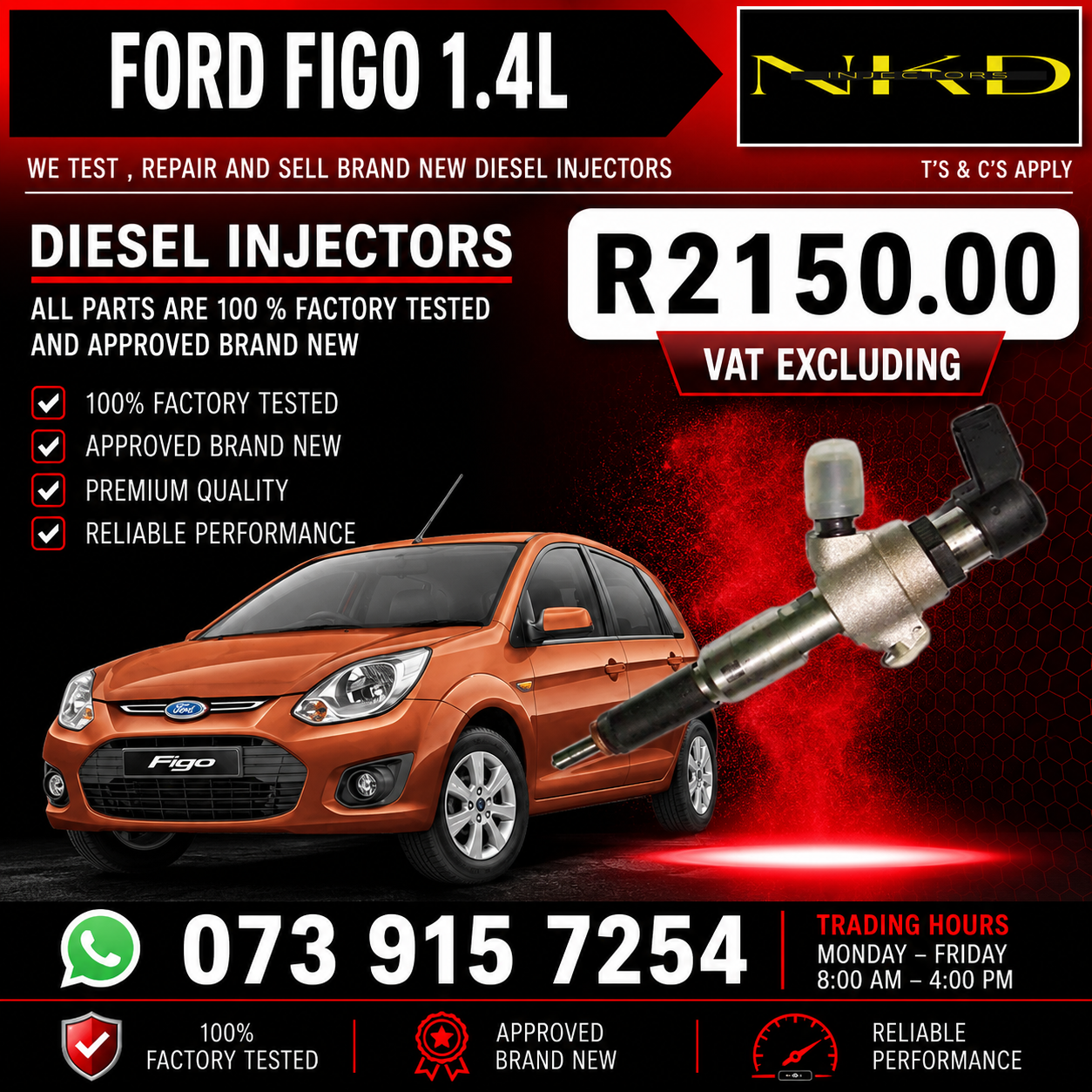 Ford_Figo_1.4L_Injectors_On_Repair - Private Seller Ford_Figo_1.4L_Injectors_On_Repair - Private Seller