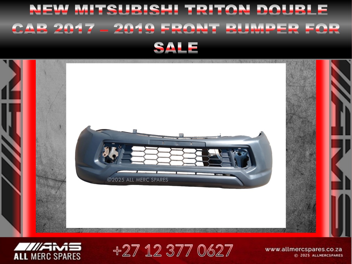 NEW MITSUBISHI TRITON DOUBLE CAB FRONT BUMPER (2017–2019) NEW MITSUBISHI TRITON DOUBLE CAB FRONT BUMPER (2017–2019)