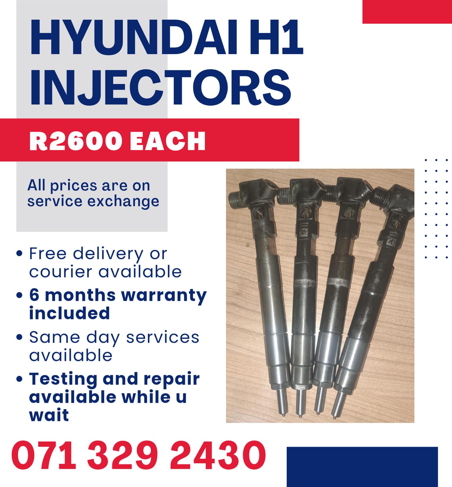 HYUNDAI H1 INJECTORS FOR SALE WITH WARRANTY ON - Private Seller HYUNDAI H1 INJECTORS FOR SALE WITH WARRANTY ON - Private Seller