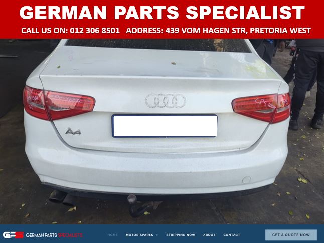 Audi A4 2013 USED replacement rear bumper for sale - Private Seller Audi A4 2013 USED replacement rear bumper for sale - Private Seller