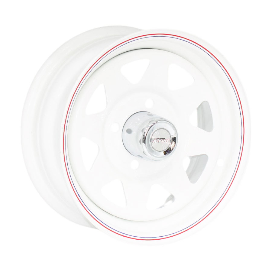 16″ A-Line White Spoke 8/165 10j ET-44 Load 1130kg Alloy Wheels