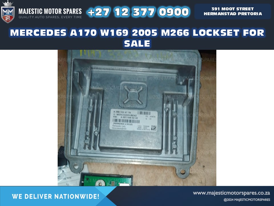 mercedes a170 w169 2005 m266 lockset for sale - Private Seller mercedes a170 w169 2005 m266 lockset for sale - Private Seller