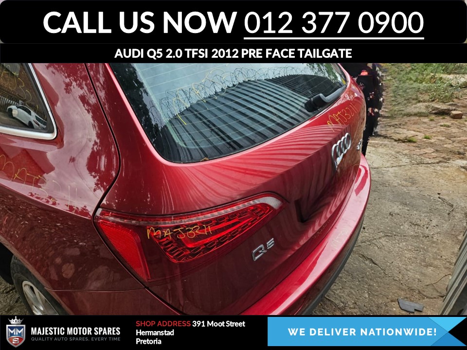 Audi Q5 2.0 TFSI 2012 Pre Face tailgate for sale. - Private Seller