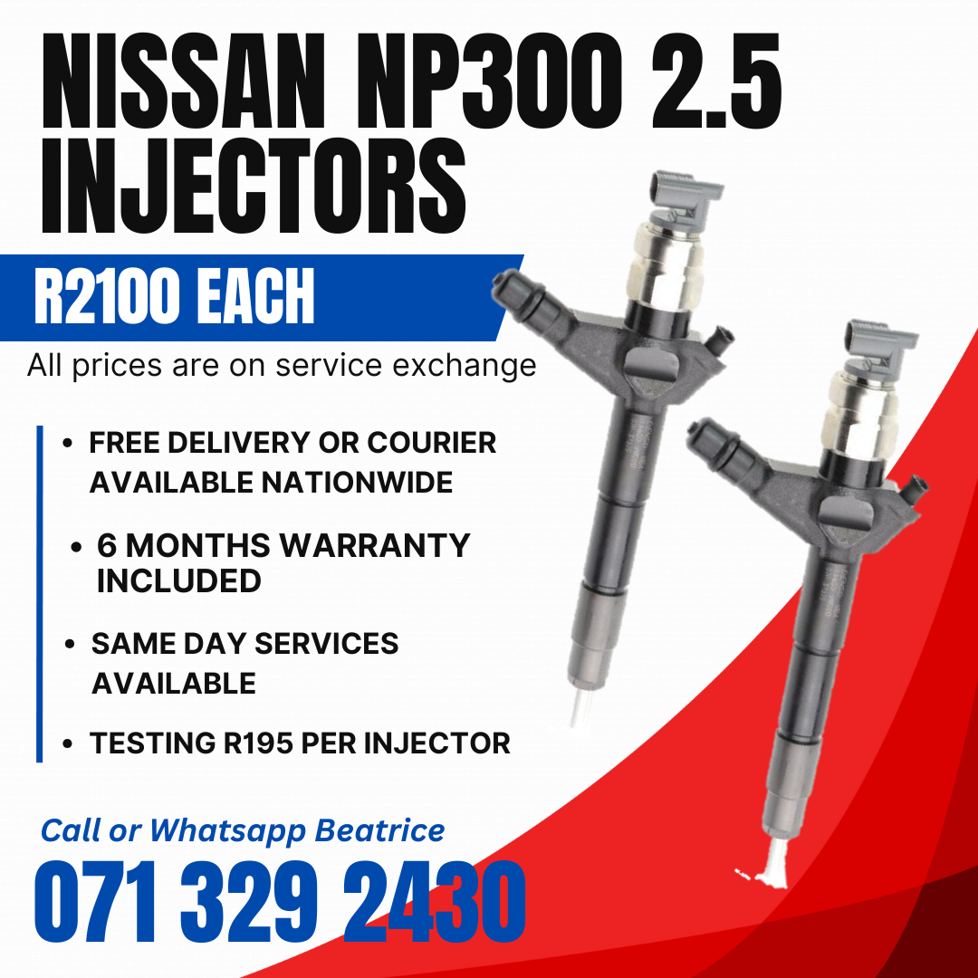 NISSAN NP300 2.5 DIESEL INJECTORS FOR SALE WITH WARRANTY ON - Private Seller NISSAN NP300 2.5 DIESEL INJECTORS FOR SALE WITH WARRANTY ON - Private Seller