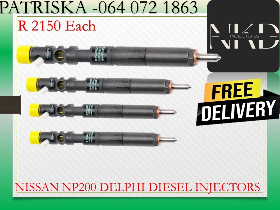 NISSAN NP200 DELPHI DIESEL INJECTORS FOR SALE OR TO RECON - Private Seller NISSAN NP200 DELPHI DIESEL INJECTORS FOR SALE OR TO RECON - Private Seller
