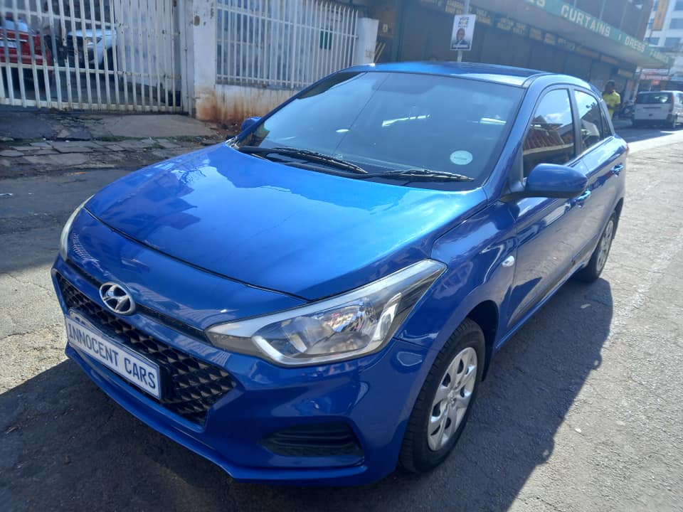 2019 HYUNDAI i20 1.2 PETROL, MANUAL, BLUE COLOR, MILEAGE 75000KM