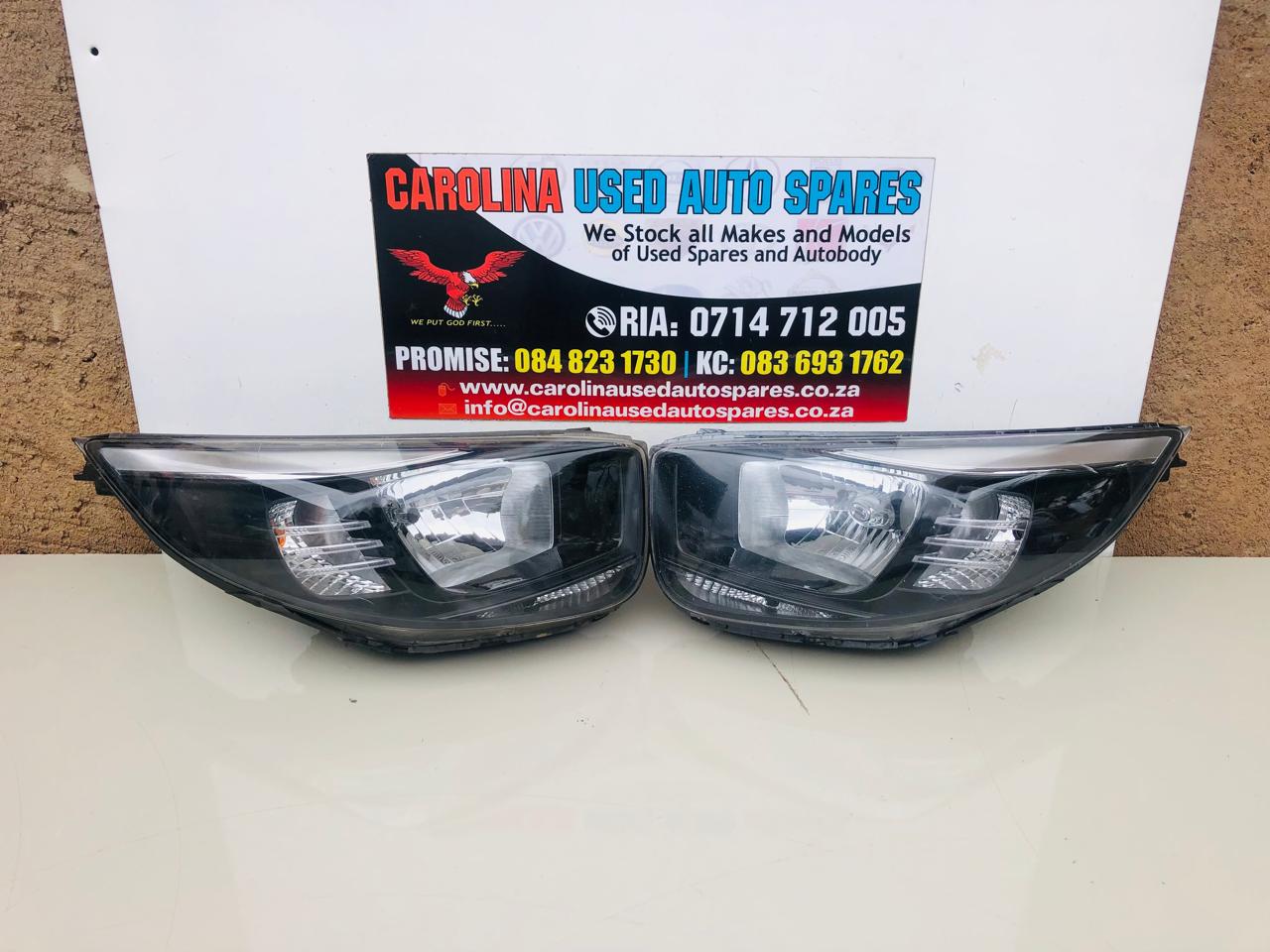 Kia Picanto left and right side standard headlights - Private Seller Kia Picanto left and right side standard headlights - Private Seller