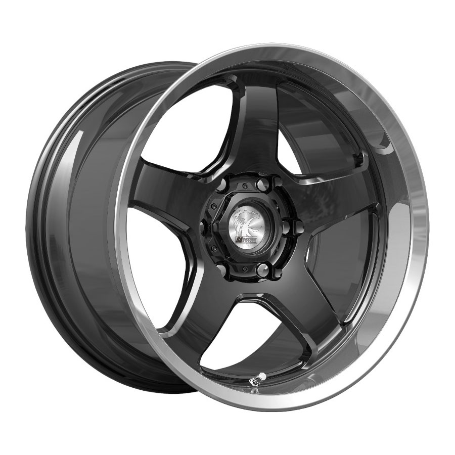 18″ A-Line Drifter 5/114 Gloss Black machine Lip Alloy Wheels