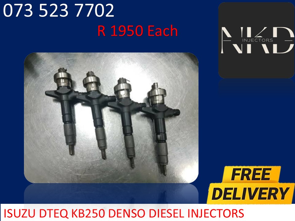 Isuzu Dtec KB250 Denso Diesel injectors - Private Seller Isuzu Dtec KB250 Denso Diesel injectors - Private Seller