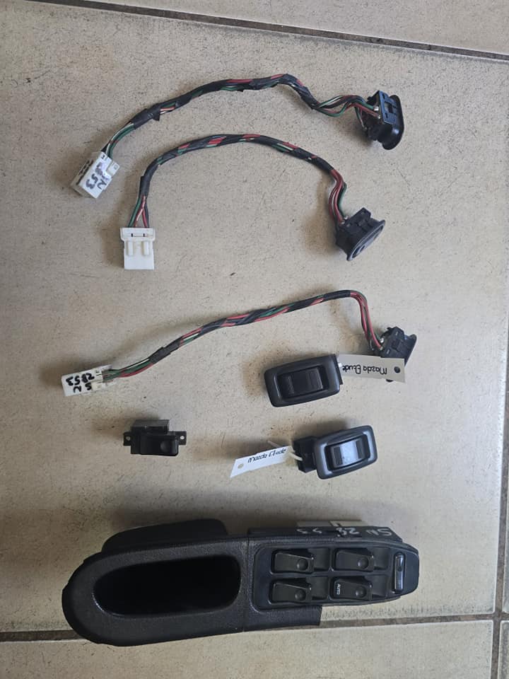 Mazda 323/626 and Etude Window Switches For Sale - Private Seller Mazda 323/626 and Etude Window Switches For Sale - Private Seller