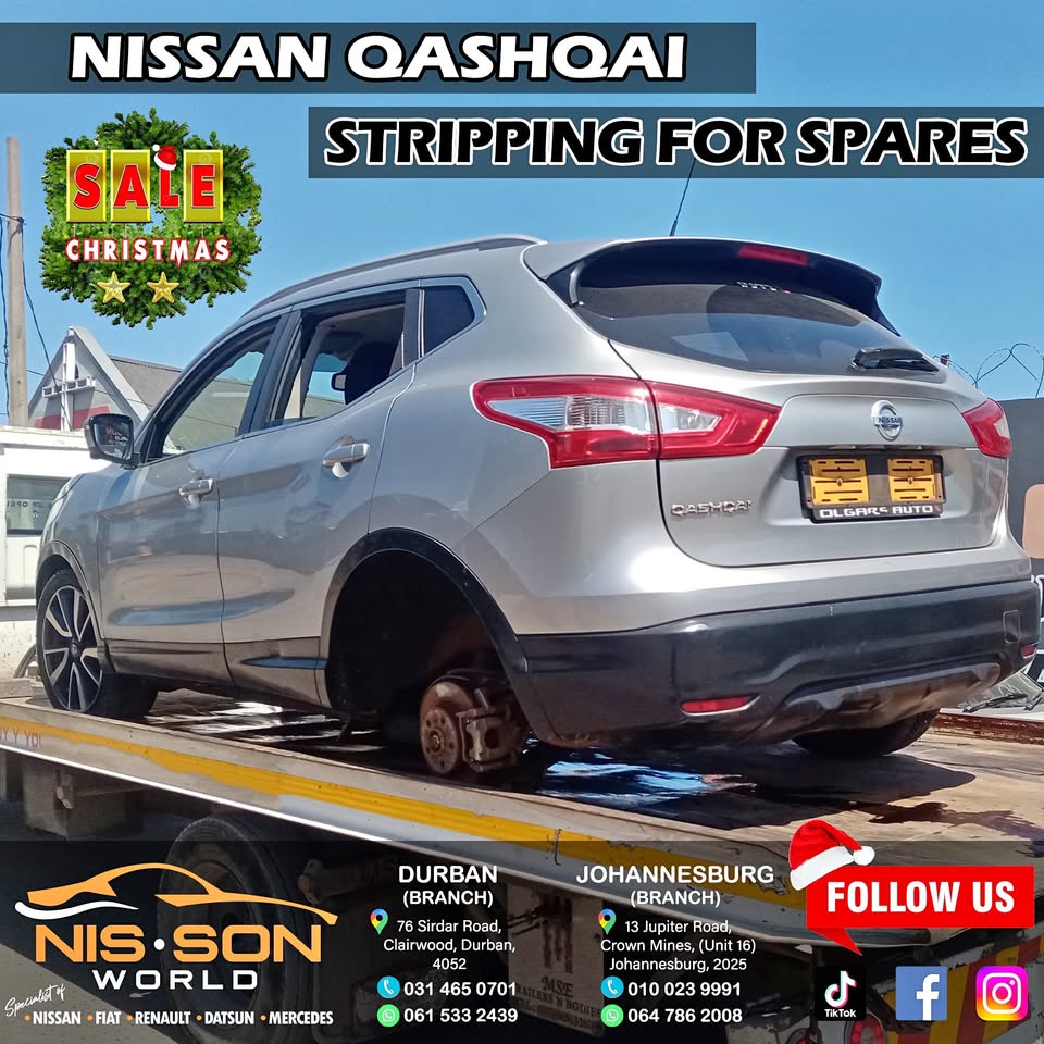 NISSAN QASHQAI STRIPPING FOR SPARES