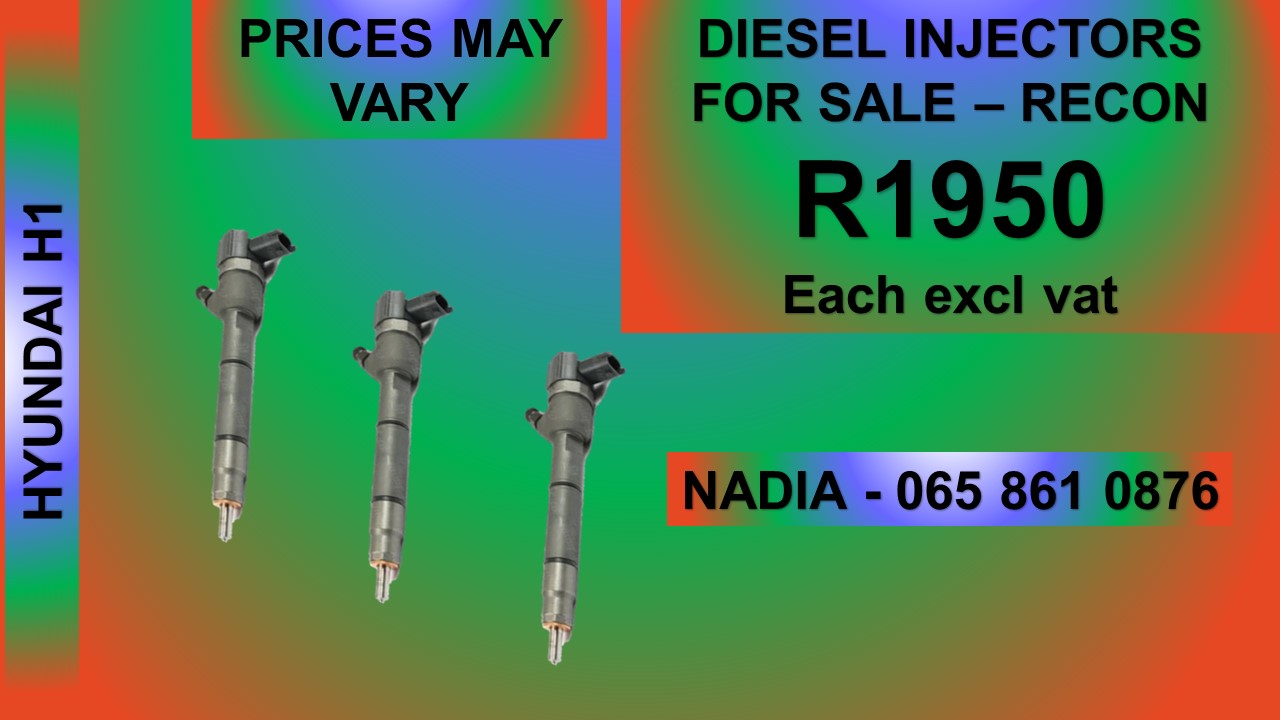 HYUNDAI H1 BOSCH DIESEL INJECTORS FOR SALE OR TO RECON - Private Seller HYUNDAI H1 BOSCH DIESEL INJECTORS FOR SALE OR TO RECON - Private Seller