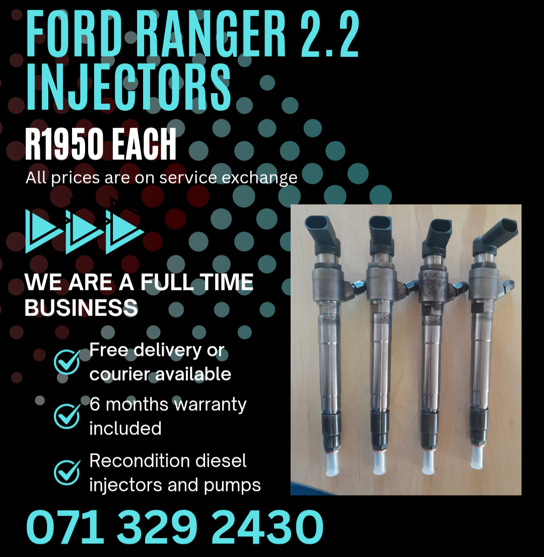 FORD RANGER 2.2 INJECTORS FOR SALE WITH WARRANTY - Private Seller FORD RANGER 2.2 INJECTORS FOR SALE WITH WARRANTY - Private Seller