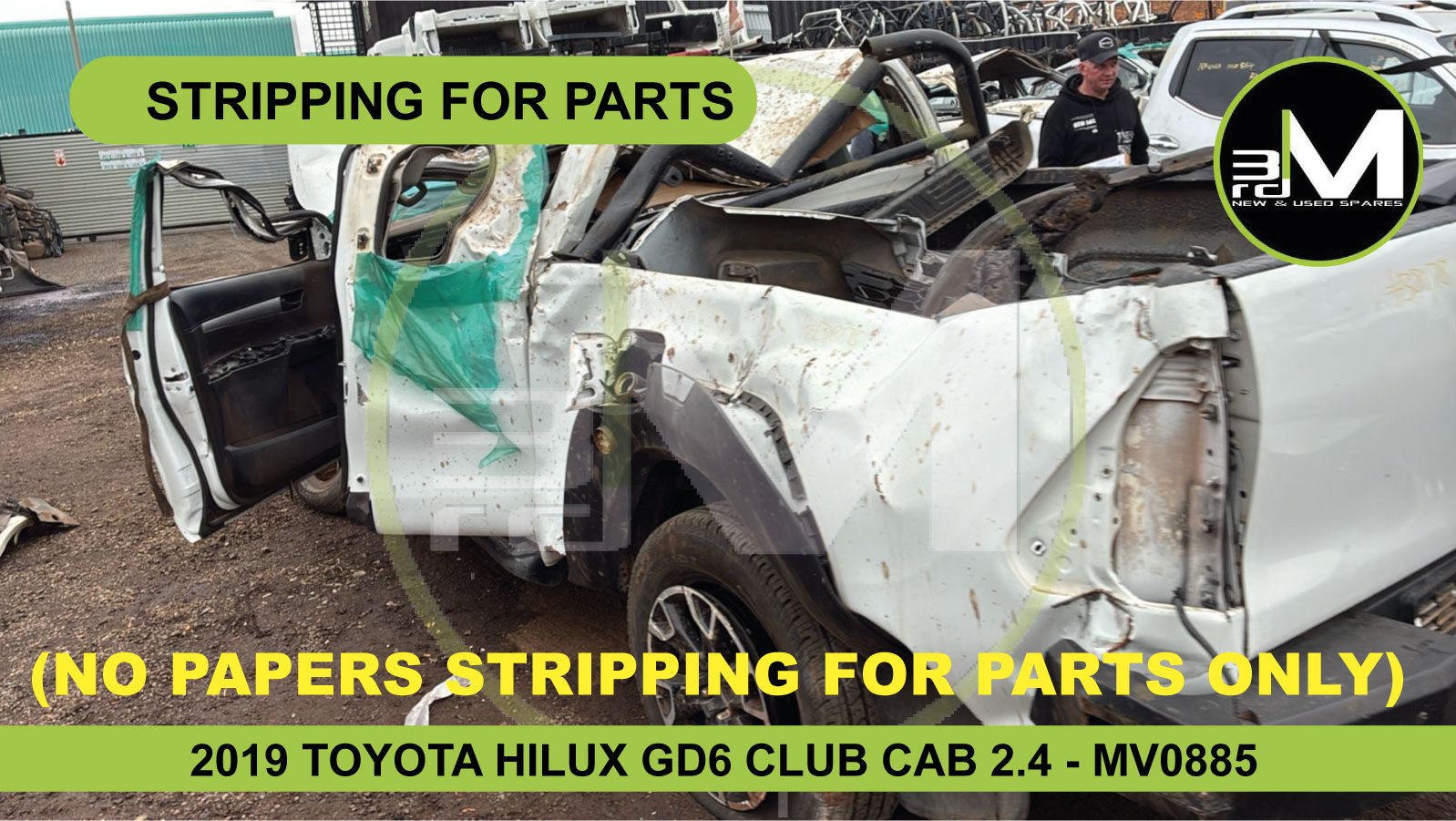2019 TOYOTA HILUX GD6 CLUB CAB 2.4 MV0885 - Private Seller 2019 TOYOTA HILUX GD6 CLUB CAB 2.4 MV0885 - Private Seller