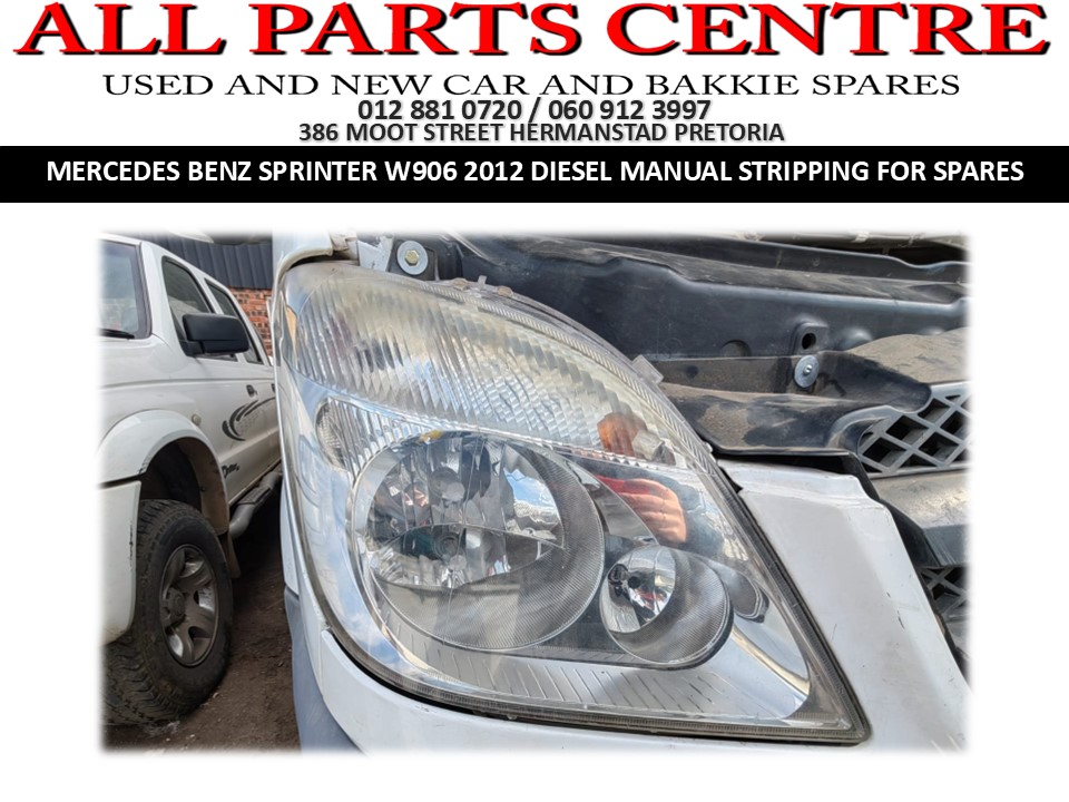 Mercedes Benz Sprinter W906 2012 Headlights for sale – Used