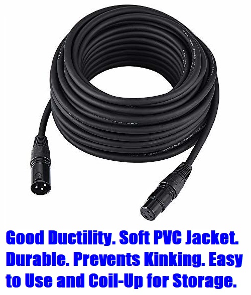 DMX512 Cable 3Pin 5metres XLR Male Female for Audio, Sound, Visual Equipment.NEW