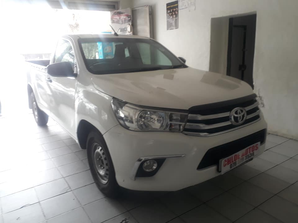 2018 TOYOTA HILUX 2.4 D4D GD6 4X2 LOWBASE SINGLE CAB MANUAL WHITE DIESEL