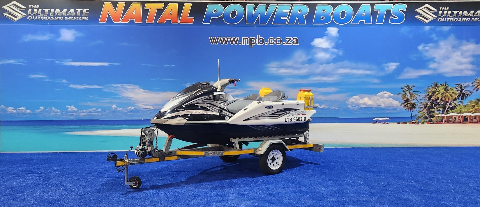 YAMAHA FX 160 ON TRAILER 2006 MODEL 374 HOURS