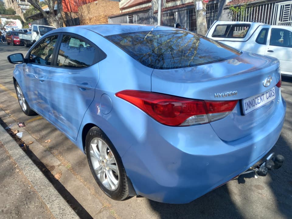 2013 HYUNDAI ELANTRA 1.8 GLS ENGINE PETROL, MANUAL, BLUE COLOR, MILEAGE 86000KMS