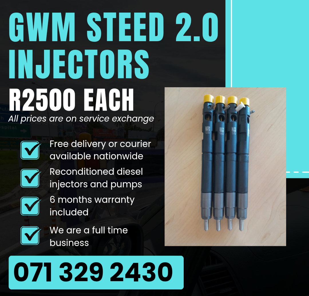 GWM 2.0 INJECTORS FOR SALE WITH WARRANTY INCLUDED - Private Seller GWM 2.0 INJECTORS FOR SALE WITH WARRANTY INCLUDED - Private Seller