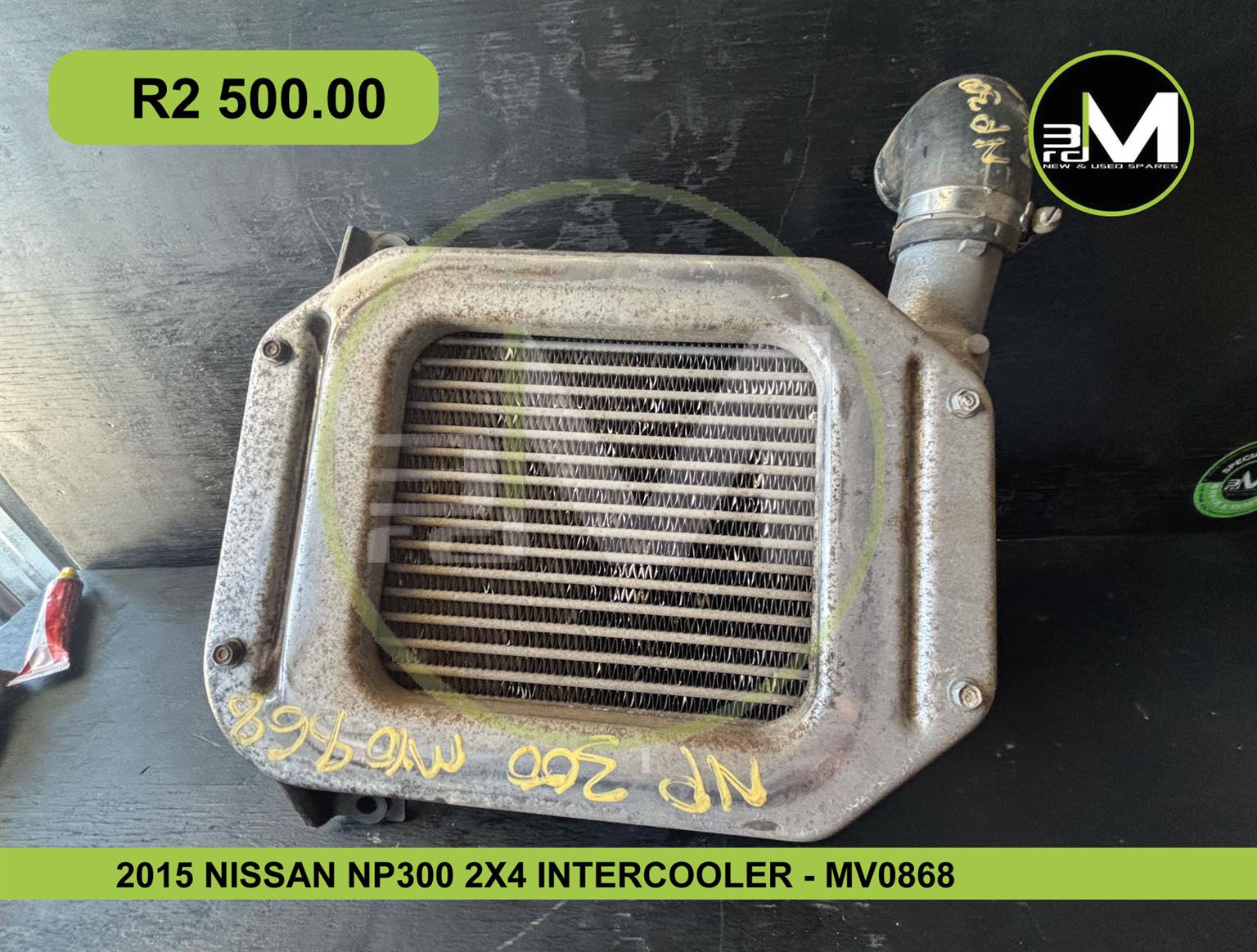 2015 NISSAN NP300 2X4 INTERCOOLER - MV0868 - Private Seller 2015 NISSAN NP300 2X4 INTERCOOLER - MV0868 - Private Seller
