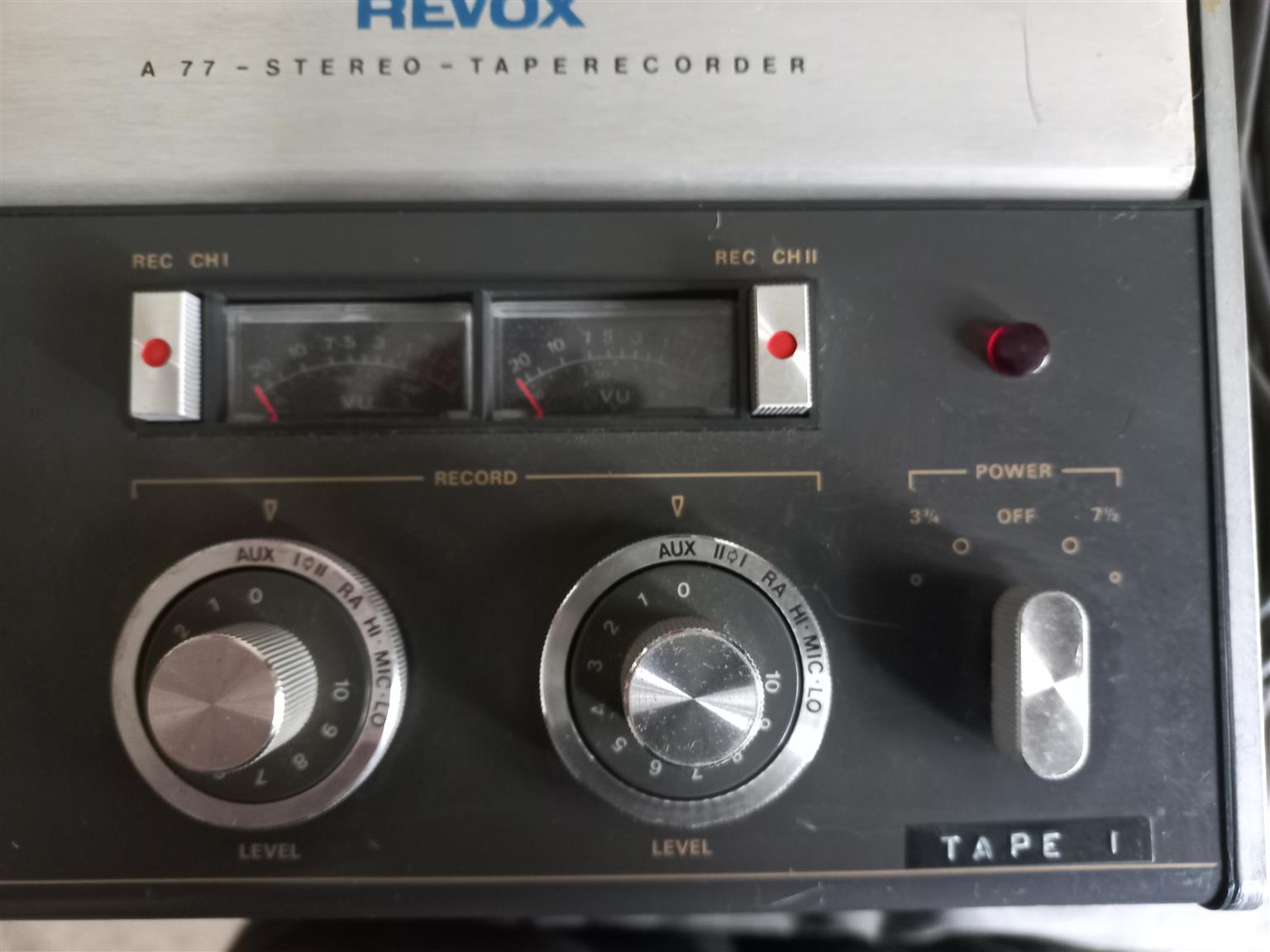 Revox A77 tape recorder