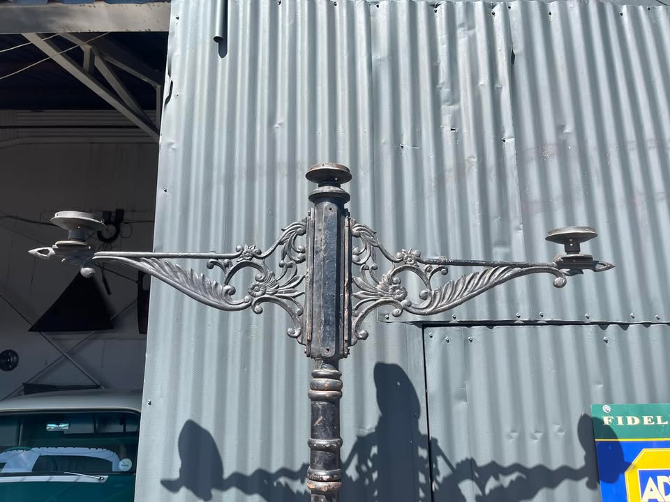 Old cast iron Street light