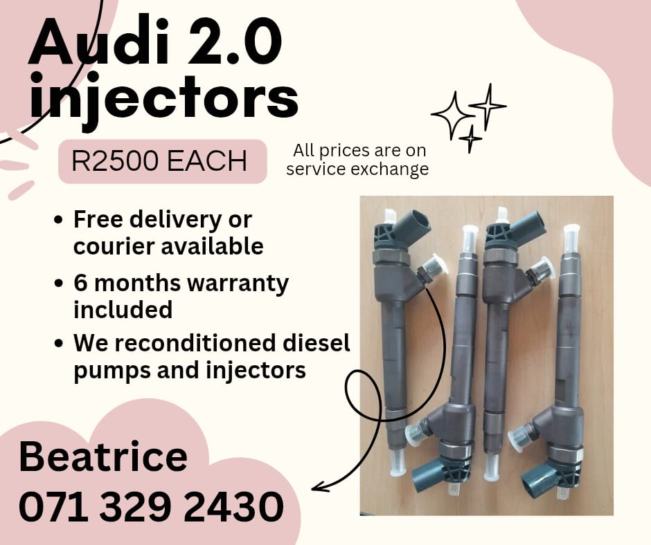 AUDI 2.0 INJECTORS FOR SALE WITH WARRANTY INCLUDED - Private Seller AUDI 2.0 INJECTORS FOR SALE WITH WARRANTY INCLUDED - Private Seller