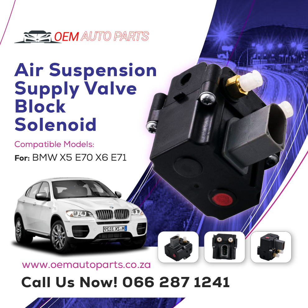 Air Suspension Supply Valve Block Solenoid for BMW X5 E70 X6 E71 E61 Touring Wag - Private Seller