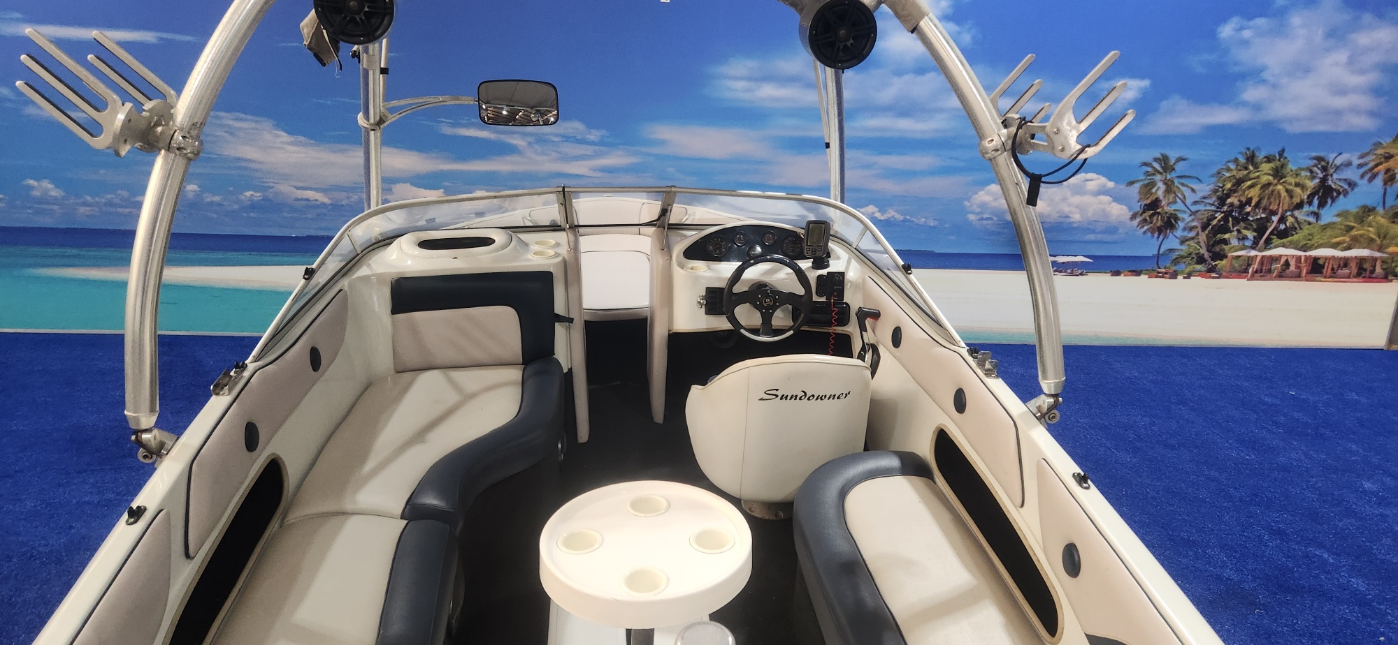 SUNDOWNER 190 ON TRAILER 150 HP SUZUKI 4 STROKE