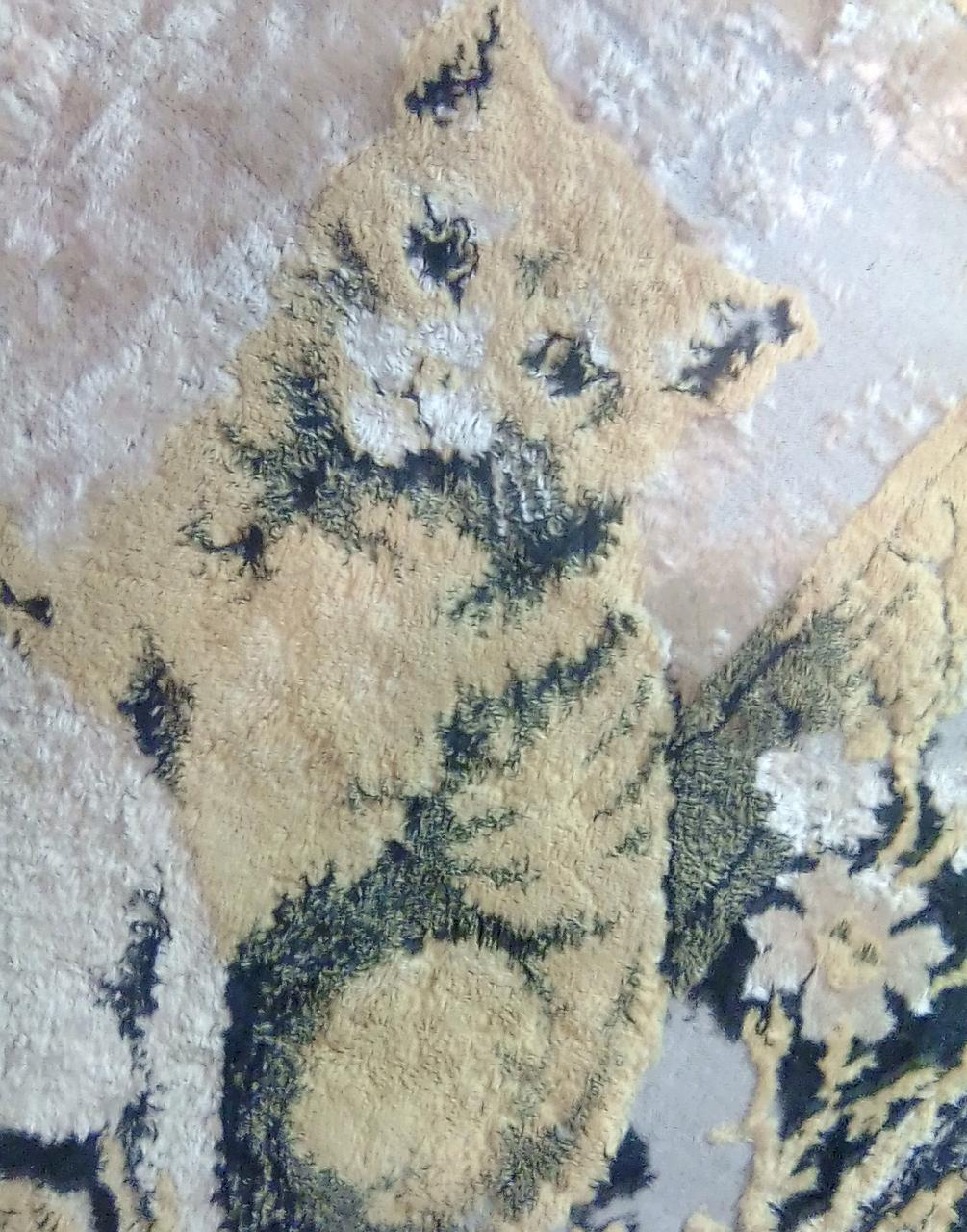 100+ year old tapestry of cats playing chess