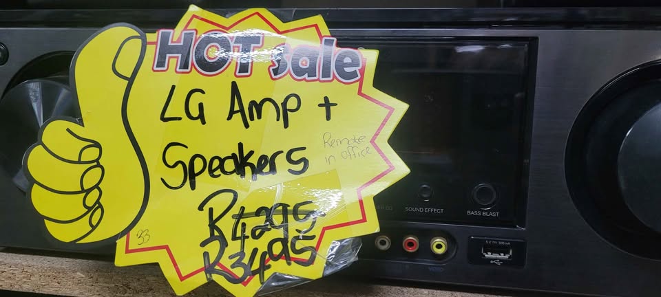 LG Amp @ Speakers