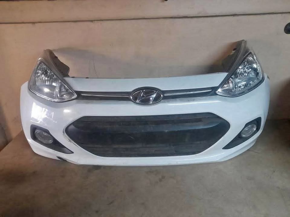 HYUNDAI i10 GRAND FRONT BUMBER AND HEADLIGHTS