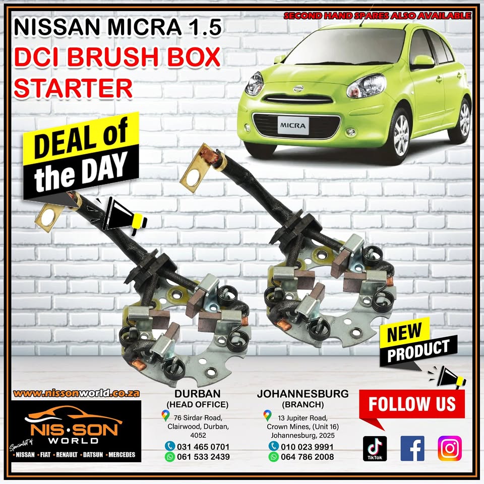 NISSAN MICRA 1.5 DCI BRUSH BOX STARTER - Private Seller