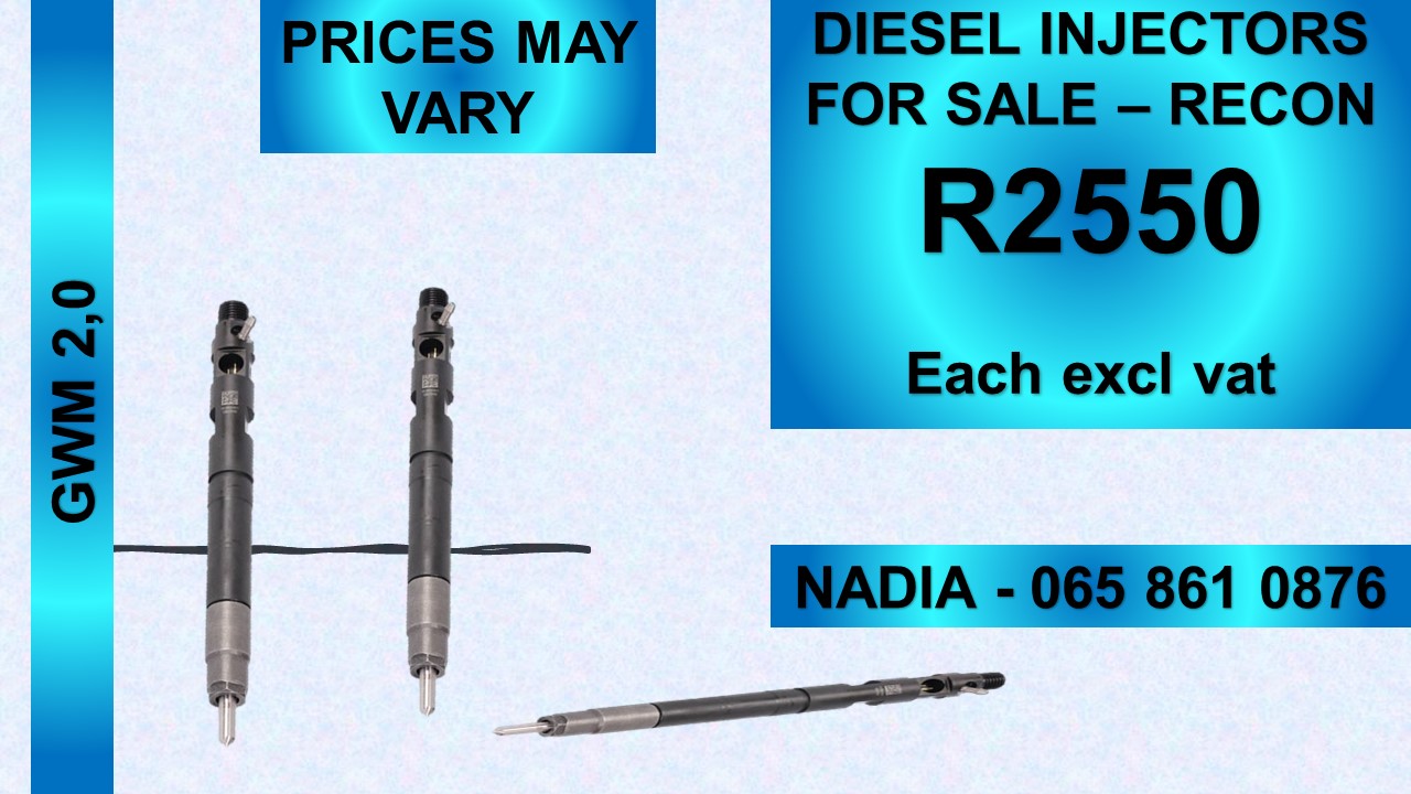 GWM 2.0 DIESEL INJECTORS FOR SALE OR TO RECON NATIONWIDE - Private Seller GWM 2.0 DIESEL INJECTORS FOR SALE OR TO RECON NATIONWIDE - Private Seller