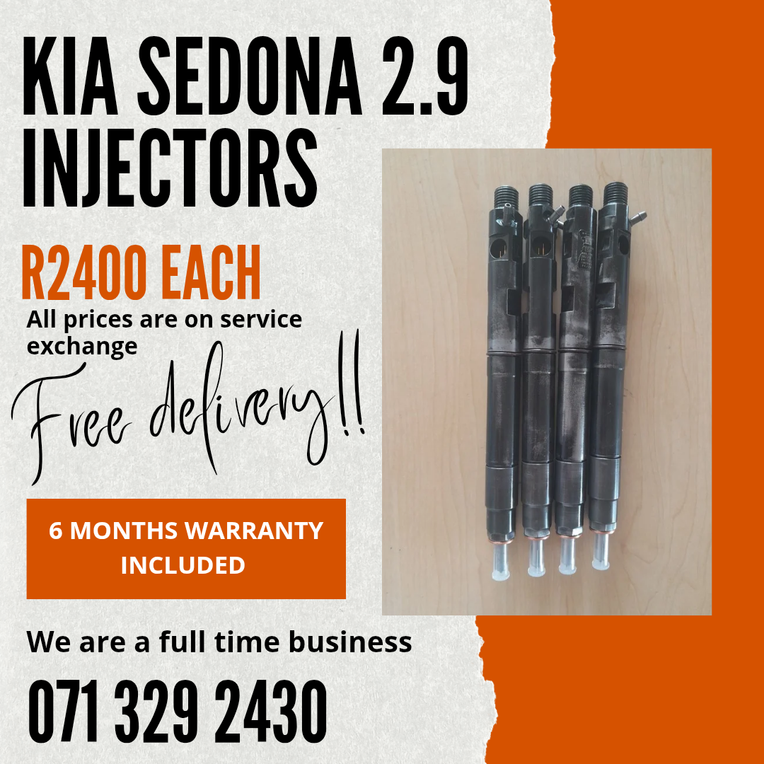 KIA SEDONA 2.9 INJECTORS FOR SALE WITH WARRANTY - Private Seller KIA SEDONA 2.9 INJECTORS FOR SALE WITH WARRANTY - Private Seller