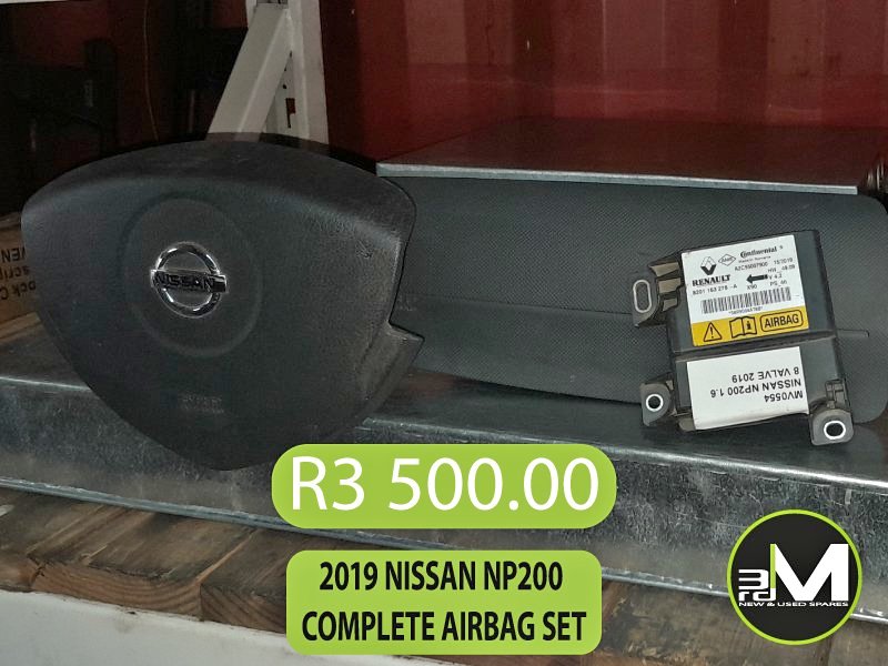 2019 NISSAN NP200 COMPLETE AIRBAG SET