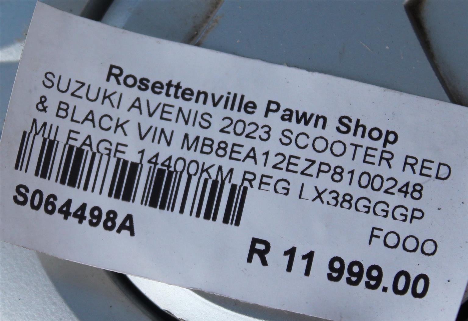 2023 SUZUKI AVENIS 125CC SCOOTER 14400KM - Private Seller