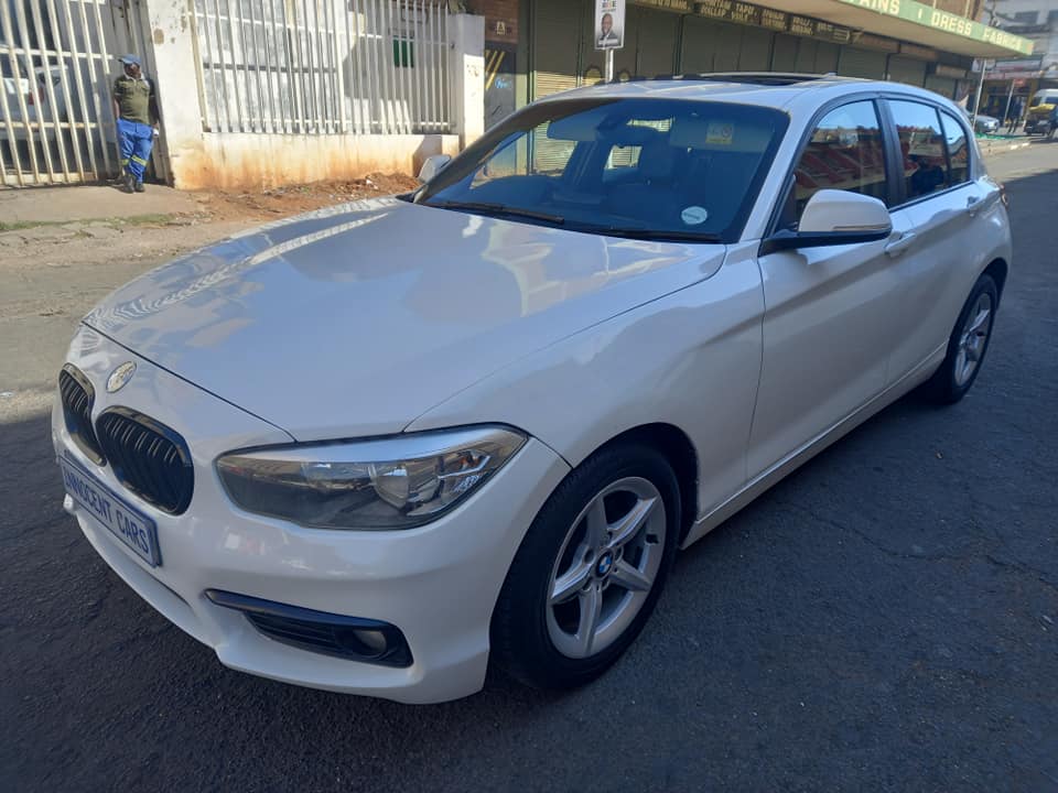 2016 BMW 118i PETROL, 3 SERIES, MANUAL, WHITE COLOR, MILEAGE 95000KM
