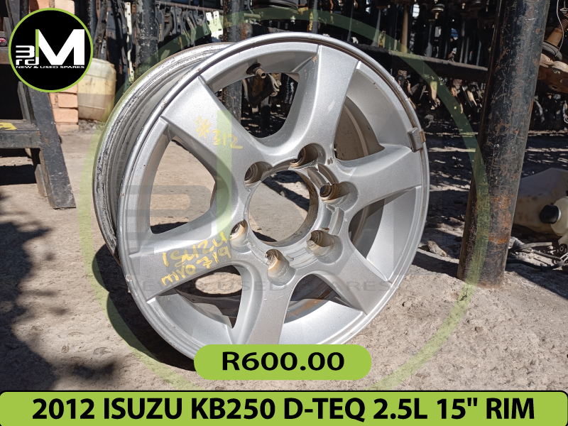 MV0719 2012 ISUZU KB250 D-TEQ 2.5L 15 INCH RIM 312 - Private Seller MV0719 2012 ISUZU KB250 D-TEQ 2.5L 15 INCH RIM 312 - Private Seller
