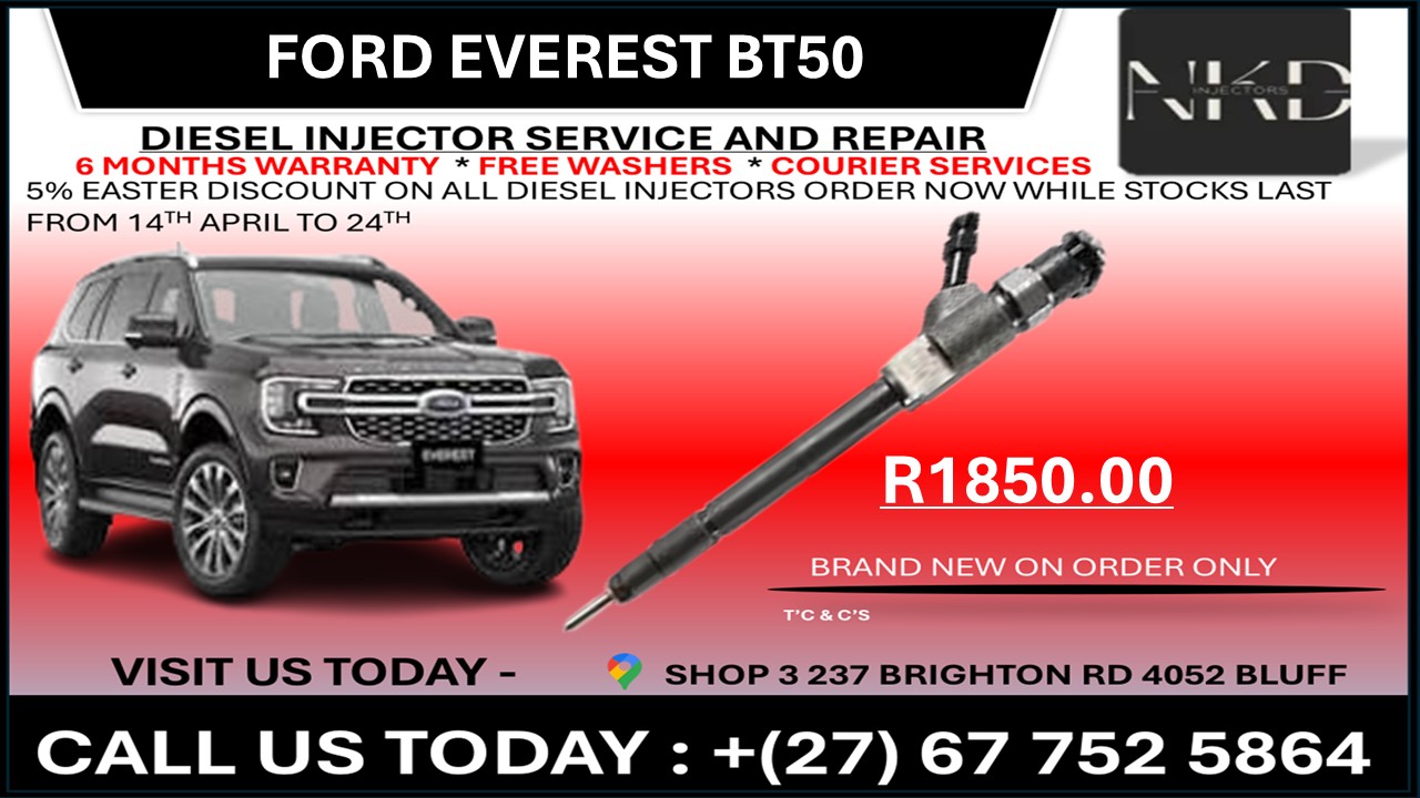 Ford Everest Bt50 Diesel Injectors on recondition - Private Seller Ford Everest Bt50 Diesel Injectors on recondition - Private Seller