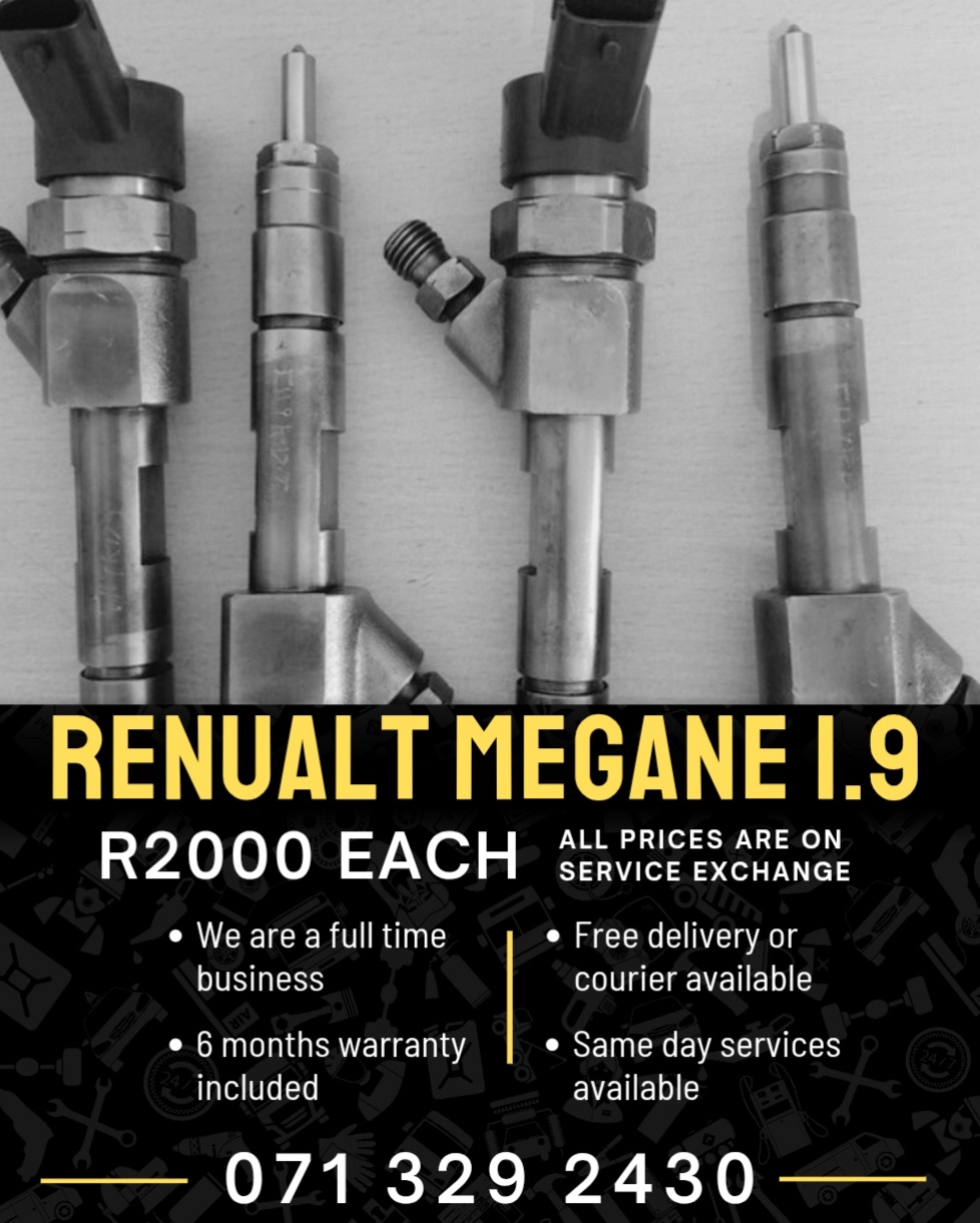 RENUALT MEGANE 1.9 INJECTORS FOR SALE WITH WARRANTY ON - Private Seller RENUALT MEGANE 1.9 INJECTORS FOR SALE WITH WARRANTY ON - Private Seller