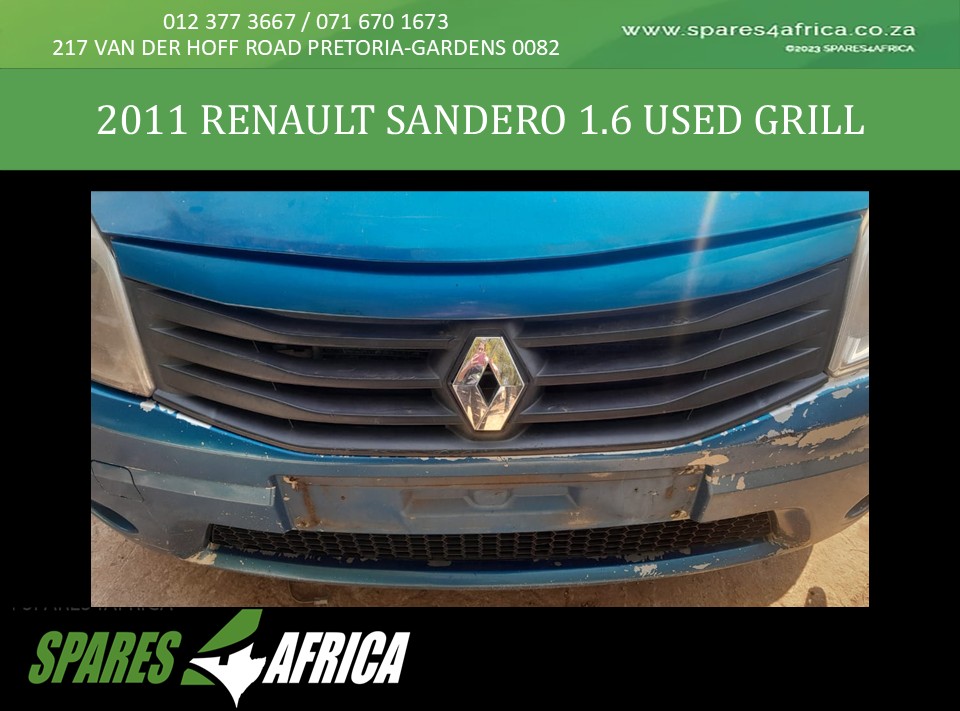 Renault Sandero 1.6 Used grill - Private Seller Renault Sandero 1.6 Used grill - Private Seller