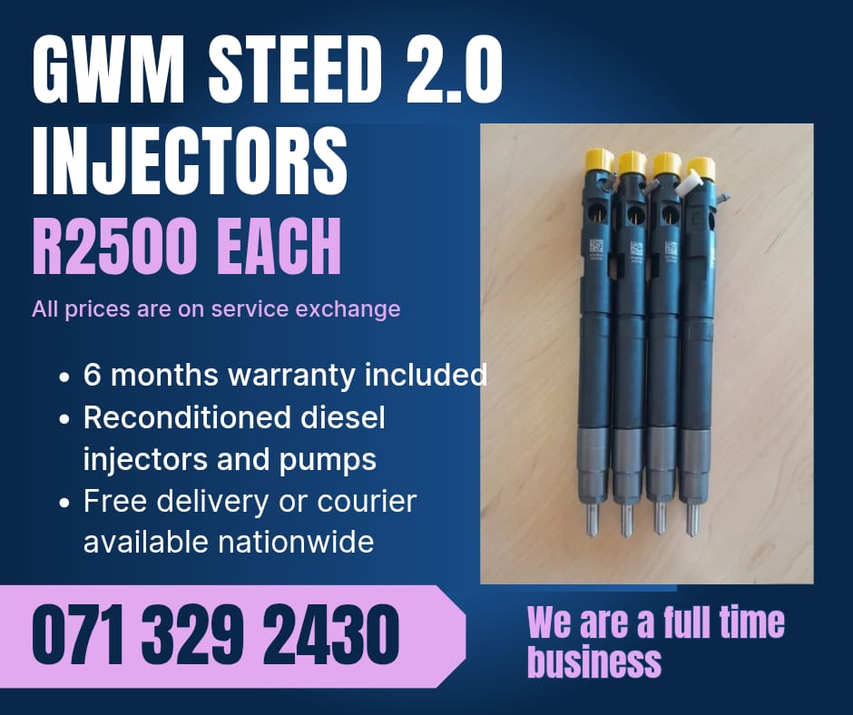 GWM 2.0 INJECTORS FOR SALE WITH WARRANTY - Private Seller GWM 2.0 INJECTORS FOR SALE WITH WARRANTY - Private Seller