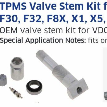 BMW wheel TPMS valve stems