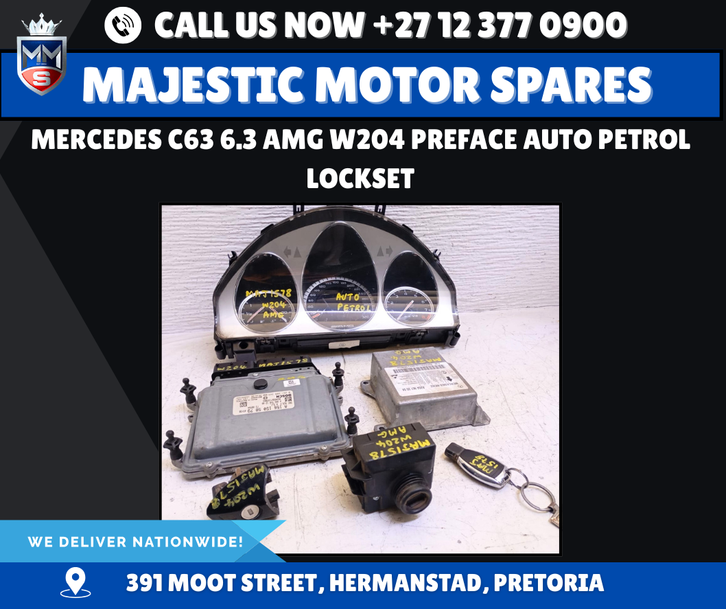 Used Mercedes Benz C63 6.3 W204 Preface Automatic Petrol Lockset