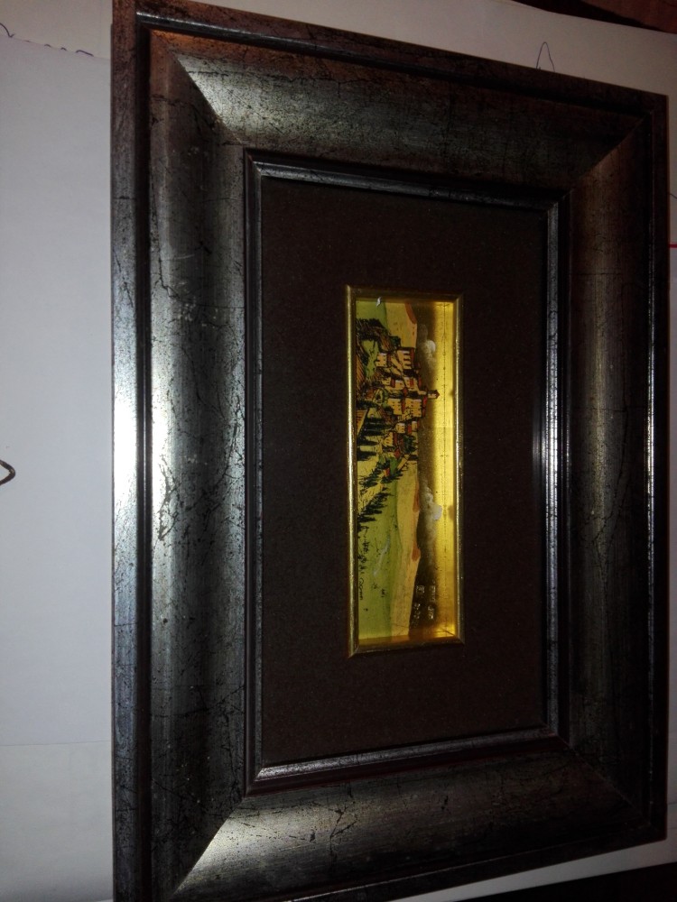 GOLD LEAF/SILVER WALL FRAMES