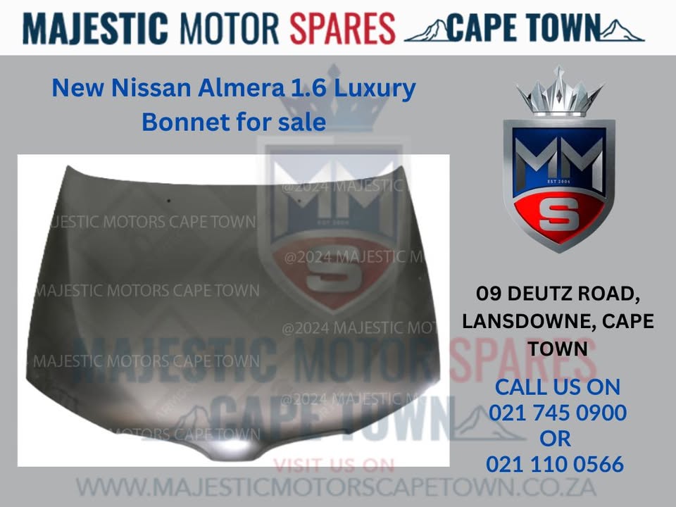 Nissan Almera 1.6 Luxury Bonnet for sale - Private Seller Nissan Almera 1.6 Luxury Bonnet for sale - Private Seller